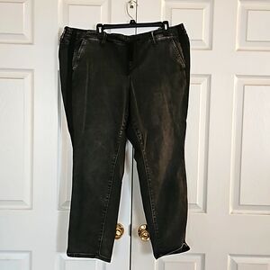 Elastic waistband jeans